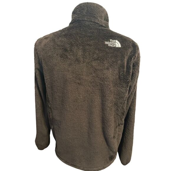 The North Face Womens Large Brown Fuzzy Full ZIP Jacket - Picture 3 of 4